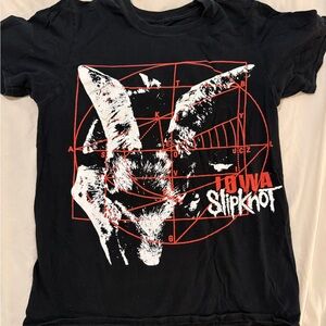 Black Slipknot Graphic T-Shirt